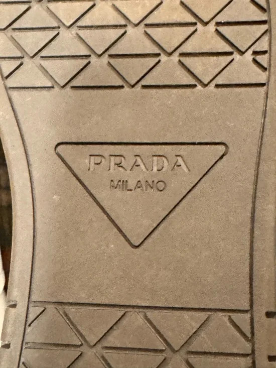 Prada Downtown Leather Sneakers - Picture 8 of 12